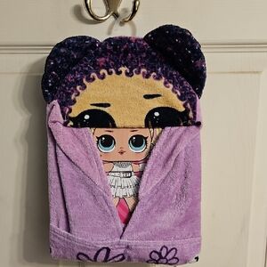 L.O.L. Surprise! Purple Hooded Towel for Kids